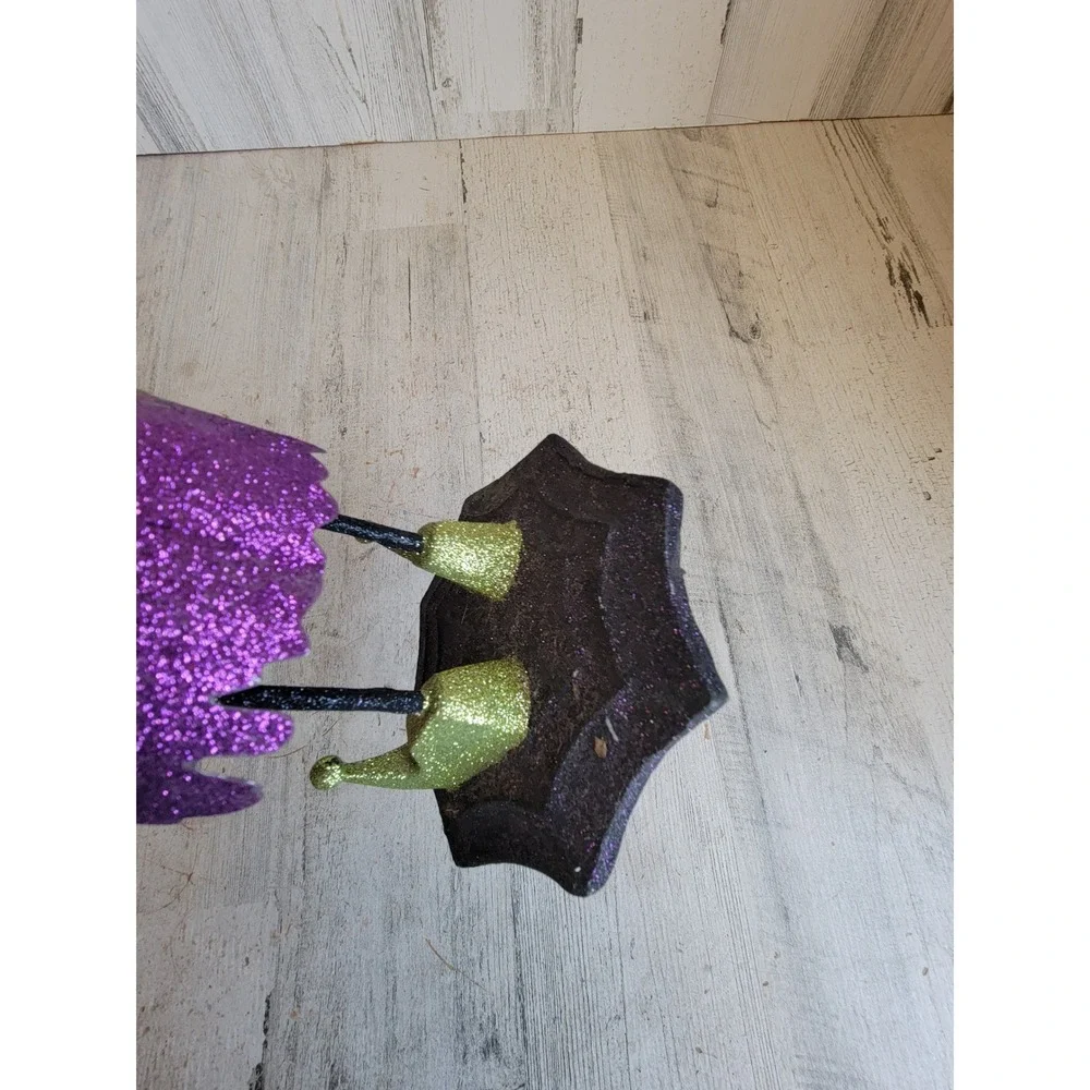 Pier 1 Halloween cat treat glitter witch unique star home decor figure